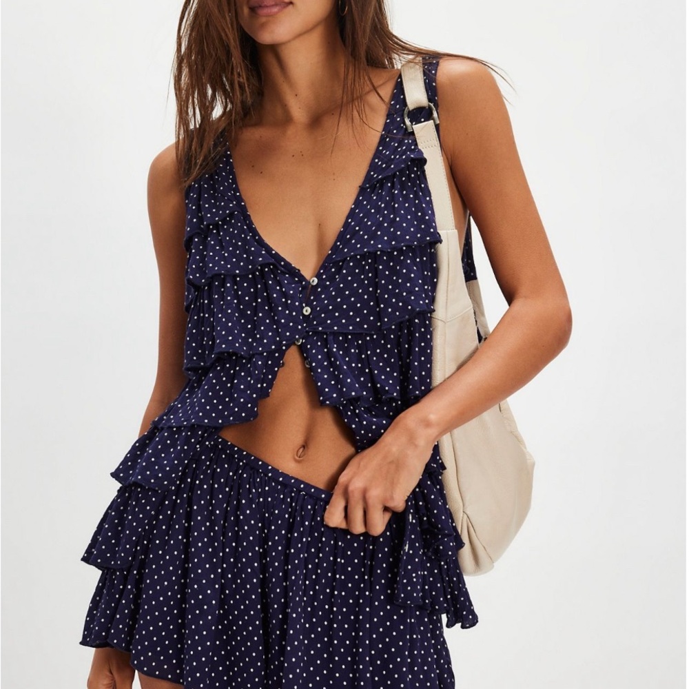Free People Ruffle Me Up Set